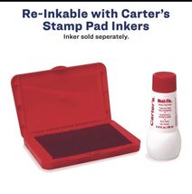 Carter&#39;s® Felt Stamp Pad, 4 1/4 x 2 3/4, Red &amp; Bottle - €11,02 EUR