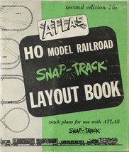 Vintage Atlas HO Scale Model Railroad Snap Track Layout Book 2nd Edition... - $6.00