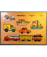 Fisher Price Pre-School Vehicles 8-Pc Peg Puzzle 508 Wood Pick Up n Peek... - €8,59 EUR Fisher Price Pre-School Vehicles 8-Pc Peg Puzzle 508 Wood Pick Up n Peek... - €8,59 EUR