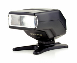 Pentax Flash AF201Sa Speedlight Flash 4 ZX-M &amp; Others Works Well Looks NiCE!  - £34.62 GBP