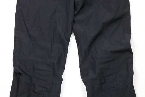 Vintage 90s J Crew Gym Mens Size Small Lined Wide Leg Windbreaker Pants Black Item image 14