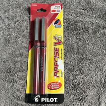 2 Ct PILOT Precise V5 - Extra-Fine Rollerball Pen - RED INK - Sealed Pack - $19.79
