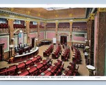 House of Representatives State Capitol Salt Lake City Utah UT UNP WB Pos... - $2.92