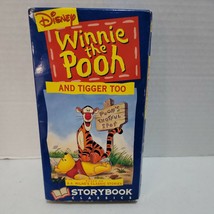 WINNIE THE POOH AND TIGGER TOO - VHS 1998 - STORYBOOKS CLASSICS 10101 - £3.10 GBP