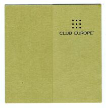 British Airways Club Europe Hebrew &amp; English Menu Israel - $24.72