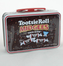 Tootsie Roll Midgees Collectible Lunch Box Candy Tin - Unopened - $2.00