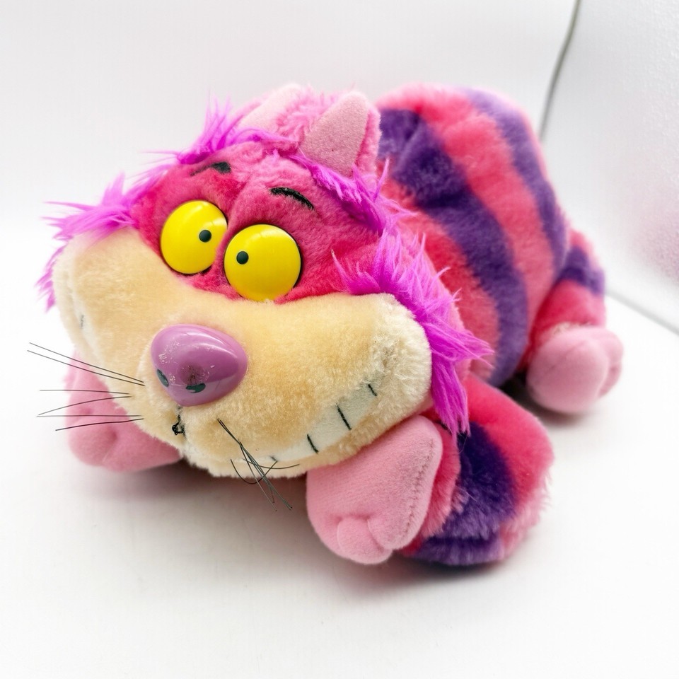 Vintage Disneyland Alice in Wonderland Cheshire Cat Plush Large 18&quot; Walt... - $19.99