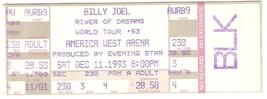 1993 Billy Joel Full Concert Ticket River Of Dreams World Tour 12/11/93 - £53.55 GBP