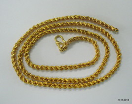 ethnic 20k gold chain necklace from rajasthan india - £455.03 GBP
