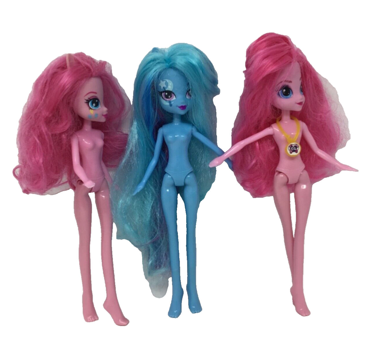 Primary image for My Little Pony Hasbro Equestria Girls Dolls Lot Of 3 - Trixie Lunamoon +