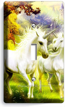 Magical Unicorn Single Light Switch Wallplate Cover Whimsical Fantasy Room Decor - £8.08 GBP