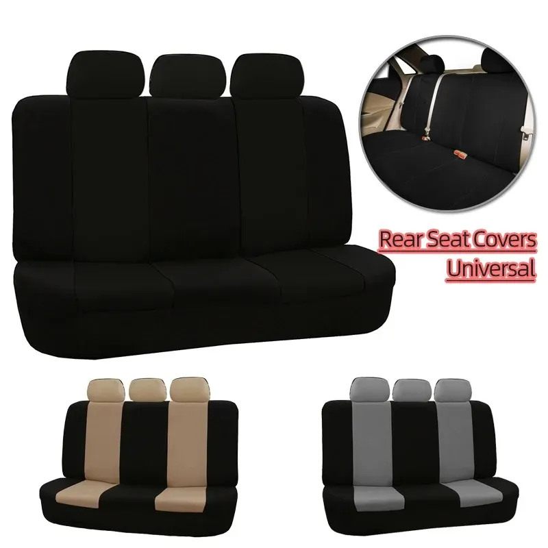 Rear Bench Car Seat Covers Composite Fabric Split Bench Back Seat Protec... - £10.98 GBP+
