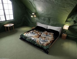 Three Tiger Green Solaron Kor EAN Technology Blanket Softy And Warm King Size - £62.62 GBP