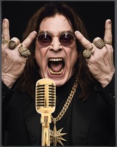 OZZY OSBOURNE VERY RARE 14K GOLD ON GOLD Man Cave by Jaye Metcalfe - $127.71