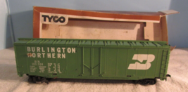 VINTAGE HO SCALE TRAINS MODEL TYCO GREEN BURLINGTON NORTHERN HOPPER CAR ... - $19.80