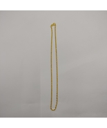 SHOOL1KE Gold-plated necklaces 18K Gold Plated Necklace for Men and Women - £11.57 GBP