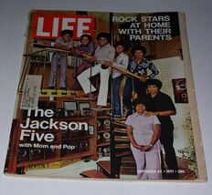 Jackson Five Life Magazine Vintage 1971 Frank Zappa Joe Cocker Elton Joh... - $24.99