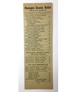 1940s Republican Sample Ballot Hennepin County Minnesota - £20.45 GBP