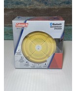 Coleman Waterproof Hands Free Speaker Bluetooth shower camping outdoor Yellow - £12.57 GBP