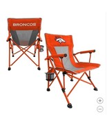 Denver Broncos Hand Arm Chair Orange NFL Tailgating Camping Cup Holder - $98.99