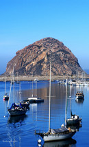 Bay View Detail by Barbara Snyder Morro Bay California Seascape Harbor 20x12 - £47.47 GBP