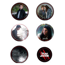 Twilight Pin Set of 6 Style A (Team Jacob) - £11.92 GBP