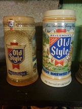 2 Old Style Beer Stein Mug Limited Edition VERY GOOD Condition - $51.08
