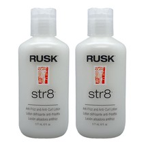 Rusk Str8 Anti Frizz and Anti Curl Lotion 6 Oz (Pack of 2) - £20.65 GBP