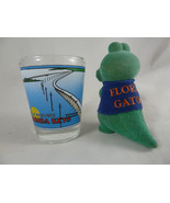 Key West Florida Souvenirs Shot glass and Florida Gators Vintage Flocked... - $17.51 CAD