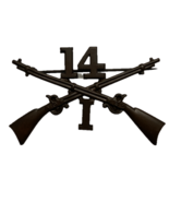 U.S. ARMY, 1875-1896, 14th INFANTRY REGIMENT, COMPANY I, CAP INSIGNIA, P... - €30,06 EUR