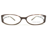 Anne Klein Eyeglasses Frames AK8049 136 Brown Tortoise Rectangular 54-15... - $51.22