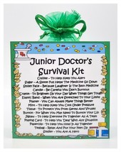 Junior Doctors Survival Kit - Fun, Novelty Gift &amp; Greetings Card / Secret Santa - £6.48 GBP