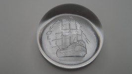 Vintage TIVOLI Pirate Ship Paperweight 3.5&quot; - $38.41