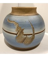 Rogers Southeastern Style Blue and Brown Ceramic Pot - $84.45 CAD