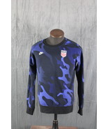 Team USA Soccer Sweater - Blue and Black Camouflage Pattern - Men&#39;s Small  - $1,196.68 MXN