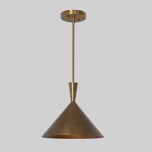 Mid Century Design Brass Ceiling Brass Pendant Light Fixture Ceiling Cha... - £177.71 GBP