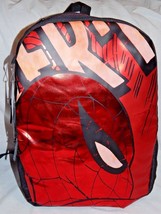 Backpack Spiderman School Book Bag 17&quot; Mojo Life Tote Phone Laptop Marve... - £21.12 GBP