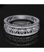 0.25 CT Carat Women&#39;s Classic Diamond Wedding BAND RING 10k White Gold S... - €260,49 EUR