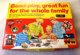 Hama Creative Beads Game ✱ Rare Vtg Educational Set System Toy 1970´s ~ Complete - £43.33 GBP