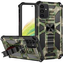 For Samsung A54 Machine Design Magnetic Kickstand Case Cover - Camo Green - £6.84 GBP