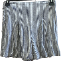 Blue and White Striped High Rise Dress Shorts Size 3 - £19.39 GBP