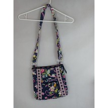 Vera Bradley Flower and Butterflies Crossbody Hipster Purse  10” x 10” - $16.48