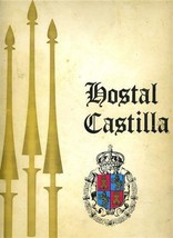 Hostal Castilla Menu Madrid Spain English and Spanish - $34.75