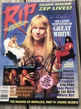 Framed-Jack Russell Signed Great White Rip Magazine Autographed Proof - £50.75 GBP