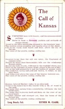The Call of Kansas Poem by Esther M. Clark 1908 Postcard Exchange DB Pos... - £10.64 GBP