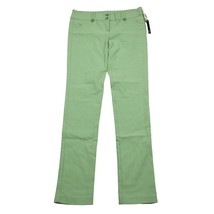 HAE Pants Womens S Green Mid Rise Flat Front Slim Straight Leg Jegging - $24.63