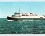 Steamship MVS Abegweit Ice Breaker Boat Ship Chrome Postcard M8 - $3.91