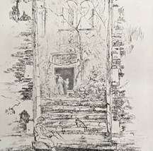 Garden Etching Print 1922 James McNeill Whistler Eighth State Art SmDwC3 - £23.97 GBP