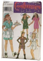 Simplicity Sewing Pattern 4967 Costume Occupations Girls Size 7-14 - £7.16 GBP
