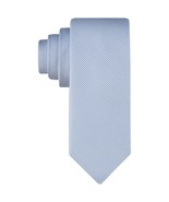 Calvin Klein Men&#39;s Mini-Stripe Solid Tie Light Blue OS B4HP - $14.95